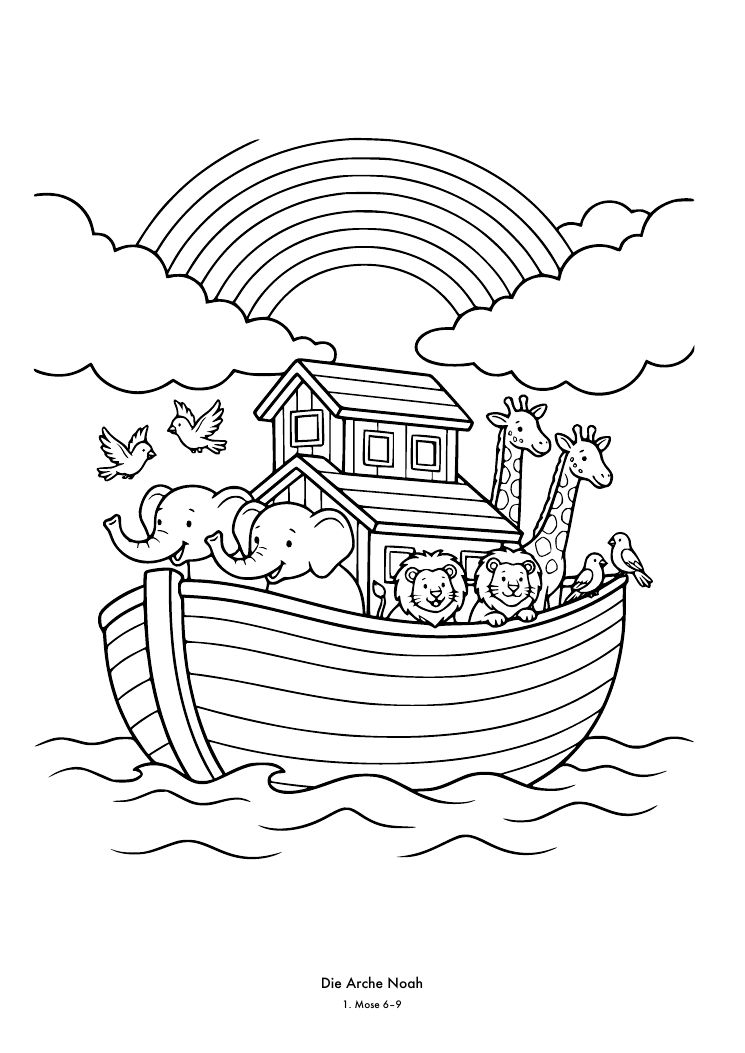 Die Arche Noah im Buch für 6 bis 10 Jahre